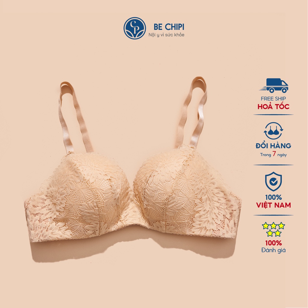 Ảnh Áo Lót Không Gọng Đệm Vừa Mút Mềm Êm Ái Có Ren Màu Trơn By Bechipi AL0099 1