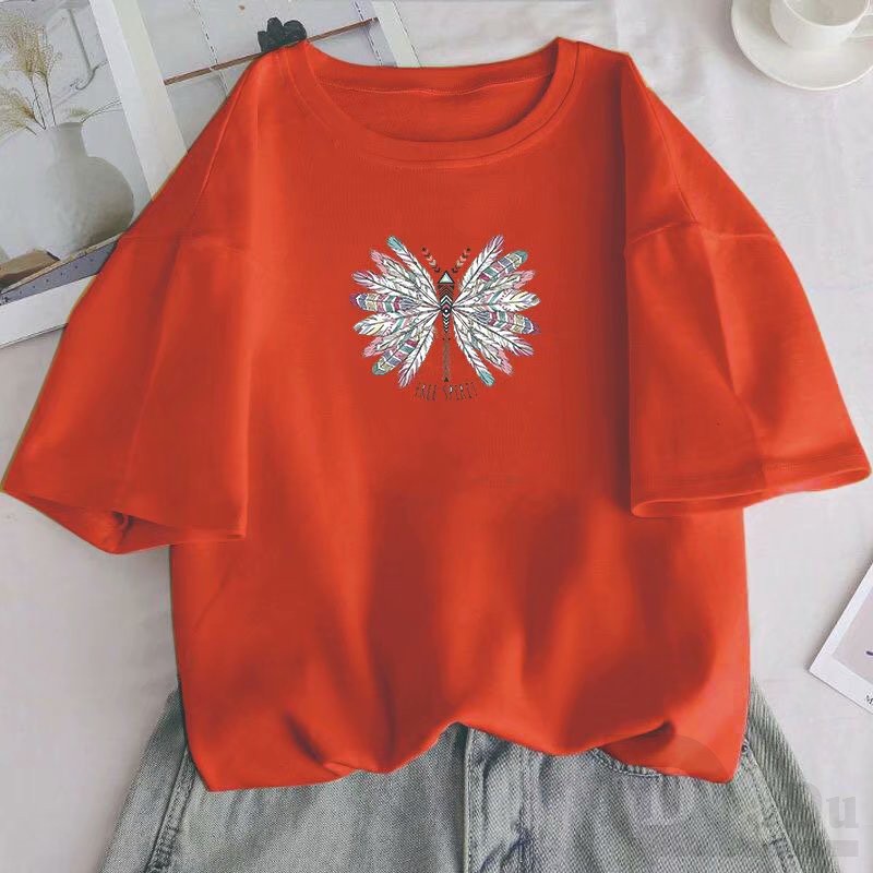 Ảnh Áo Thun Tay Ngắn Dáng Rộng Plus Size Phong Cách Hàn Quốc  Áo Thun NgắN Tay DáNg Ôm ThờI Trang Cho Nữ 2