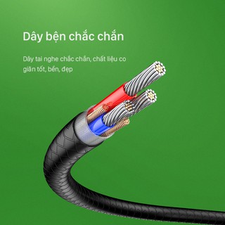 Tai Nghe Có Dây ROBOT REC10E  RE101S Nghe Nhạc Đàm Thoại Cổng Kết Nối 3.5mm - Dây Chống Rối