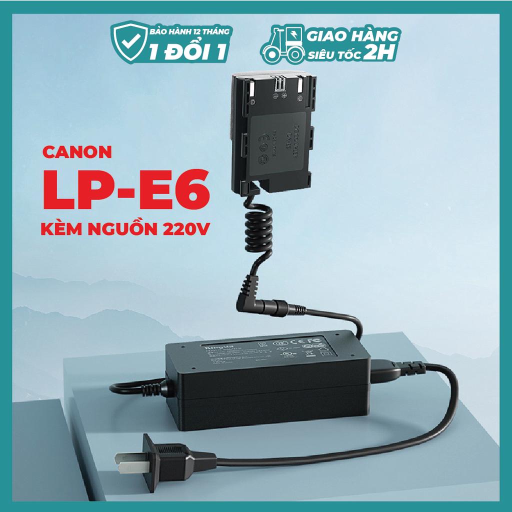 Pin Ảo Dummy Battery KingMa LPE6 kèm nguồn 220V Shopee Việt Nam