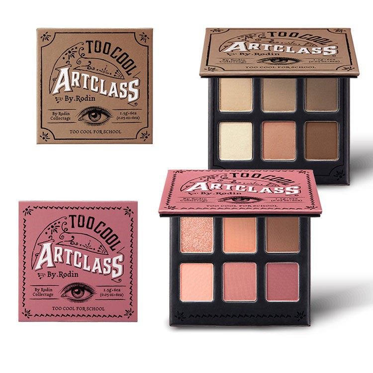 Bảng mắt 6 ô Too Cool For School Art Class by Rodin Eyeshadow Palette