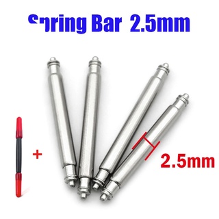 Set 10 Thanh Lò Xo Bằng Thép Không Gỉ 2.5mm Tương Thích Seiko Srx007 Srx009 20mm 22mm