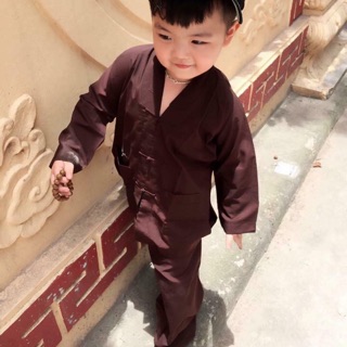 La Hán Bé# Quần Áo Bé # Đồ Bộ Đi Chùa