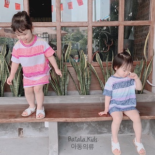 Váy bé gái Batala kids cotton thoáng mát, đầm đi biển cho bé gái từ 2-7 tuổi VAKE01