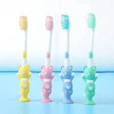 ⭐ 4 CHIẾC ⭐ SET 4 CHIẾC BÀN CHẢI ĐÁNH RĂNG HÌNH THÚ XUẤT NHẬT DỄ THƯƠNG CHO BÉ