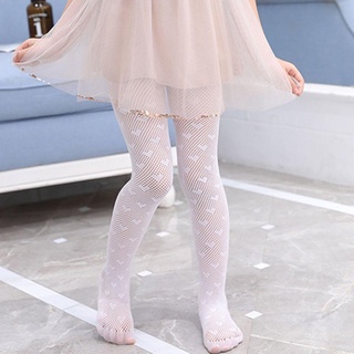 POCKETN Lưới Quần Tất Thời Trang Mùa Hè Co Giãn Quần Trẻ Em