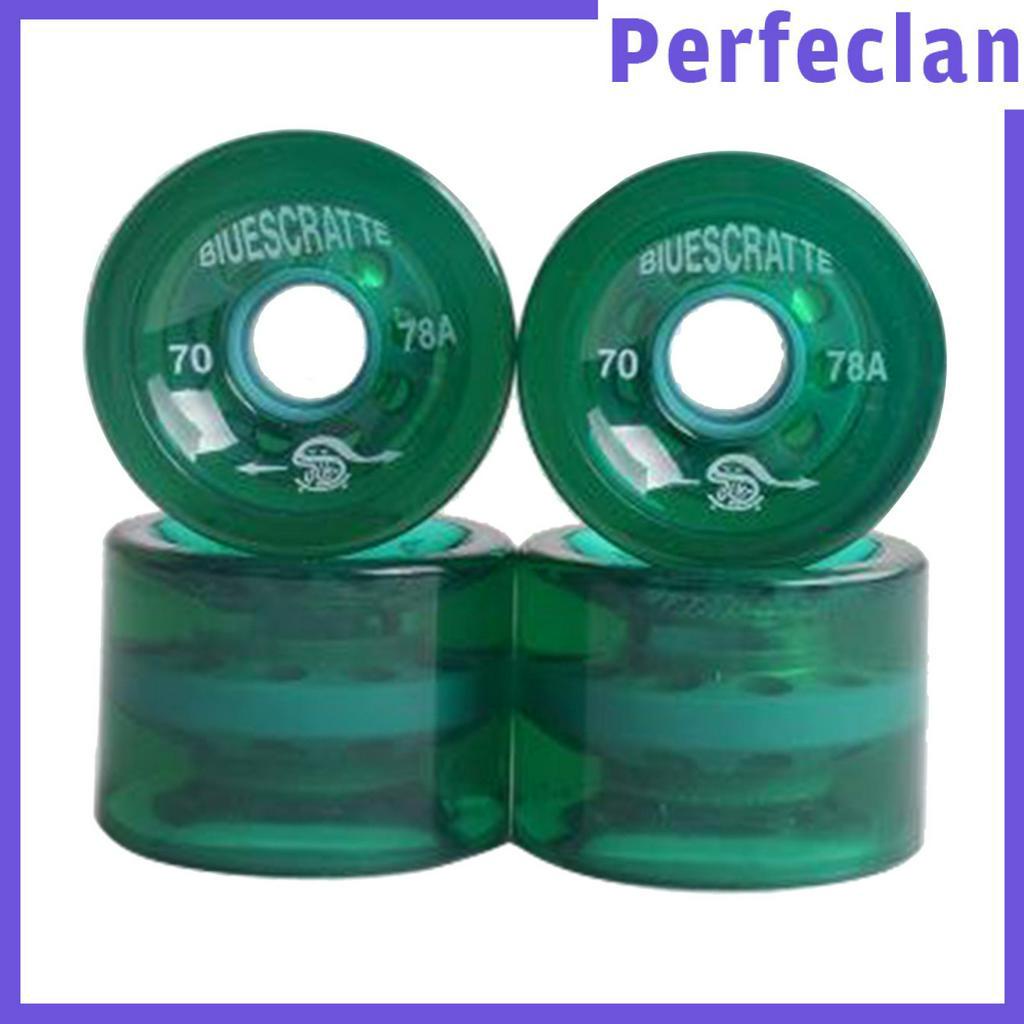 [Perfeclan] Ván trượt có độ cứng 4x 78A 70X51mm Bộ phận con lăn ván dài
