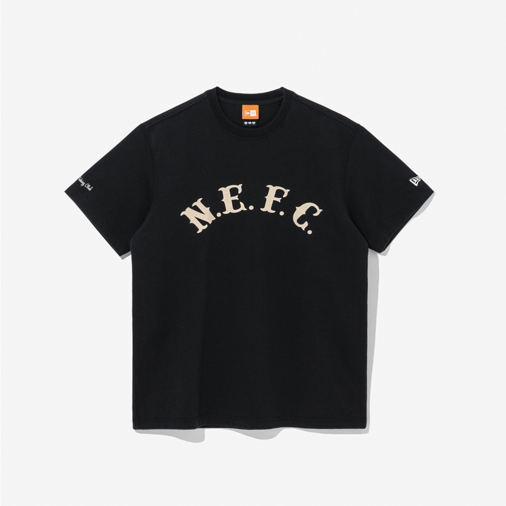 [CHÍNH HÃNG] ÁO THUN NEW ERA NEFC XƯƠNG CÁ *ĐEN CHỮ TAN* Code