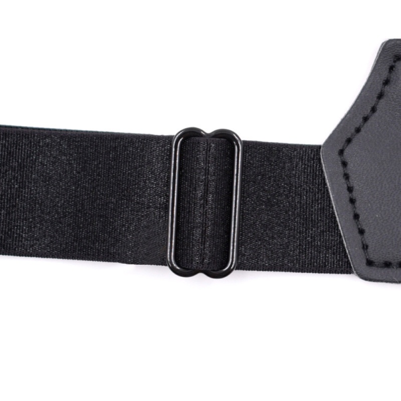 Dasbsug 2 Bộ Unisex Tất Garters Thắt Lưng Treo Có Thể Điều Chỉnh Chống Trơn Trượt Kẹp Đôi