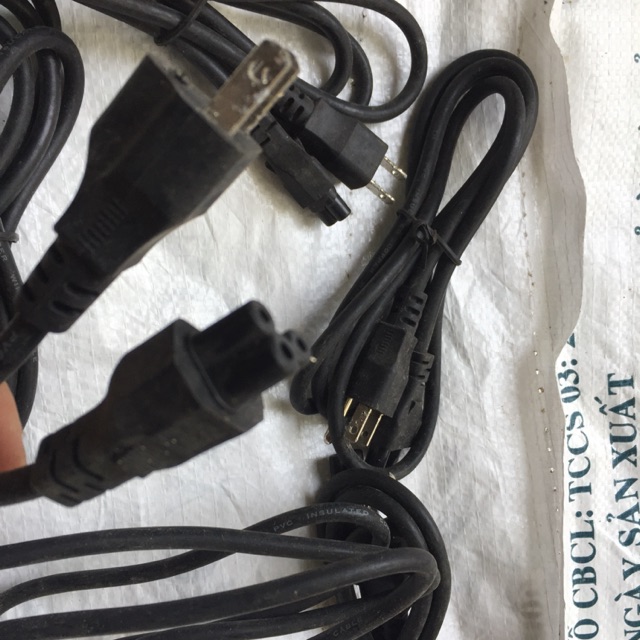 Dây nguồn 3 chấu cắm Adapter Laptop