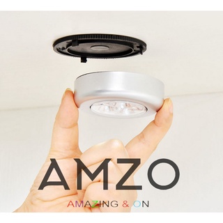 AMZO_BÓNG ĐÈN LED DÁN TƯỜNG THÔNG MINH 3 BÓNG TRANG TRÍ TỦ QUẦN ÁO, NHÀ BẾP STICK TOUCH LAMP