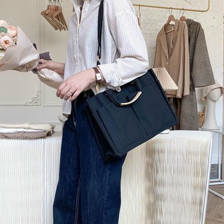 Túi Bỉm Sữa Đựng Đồ Mẹ Và Bé Đen Trắng Cao Cấp Phong Cách Hàn