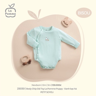 La Pomme bộ Body Chip liền thân Dài Tay La Pomme Puppy AW2022