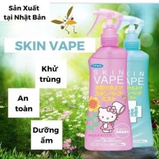 Xịt chống muỗi và côn trùng Skin Vape Nhật Bản 200ml Đuổi muỗi cho bé và người lớn chiết xuất hoàn toàn từ thiên nhiên