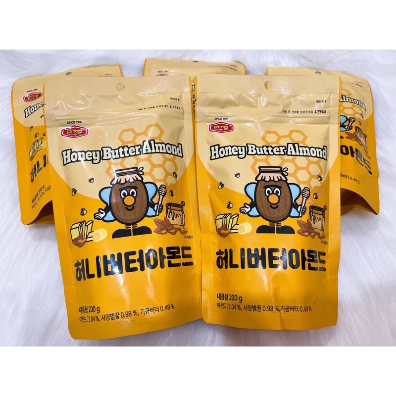 [HÀNG HÀN] Hạnh nhân rang bơ Honey Almond bịch 200 gram. | Shopee Việt Nam