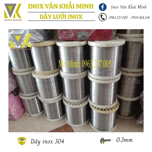 Dây inox 304 0.3mm (cuộn 5kg) | Shopee Việt Nam