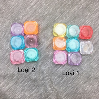 [Hàng loại 1] Hủ chiết mỹ phẩm, chiết kem đáy kim cương (5g)(siêu trong)