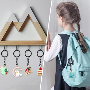 BTF 250 Chiếc Móc Khóa Nhẫn Để Bao Gồm Cho Chìa Khóa Có Dây Xích Nhảy Nhẫn Bul