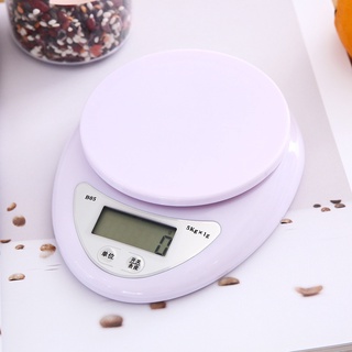 Cân Tiểu Ly Điện Tử Nhà Bếp Mini Định Lượng  5Kg Làm Bánh Độ Chính Xác Cao Tặng Kèm 2 Pin AAA