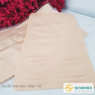 Da Giả Tập Phun Xăm Khổ A5 Da Tập Phun Xăm Thẩm Mỹ, Phù Hợp Thợ Mới Học Và Chuyên Viên