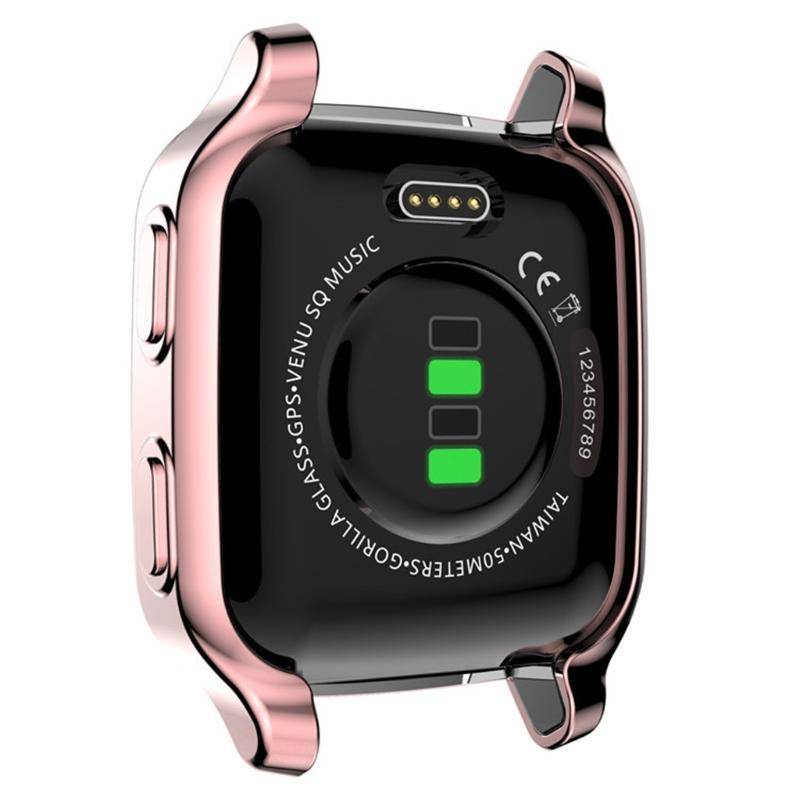 Ốp Bảo Vệ Cho Garmin Venu SQ 2S 2 Plus Đồng Hồ Thông Minh Mạ TPU Mềm Vỏ Bảo Vệ Toàn Màn Hình Cho Garmin vivoactive 4 4S