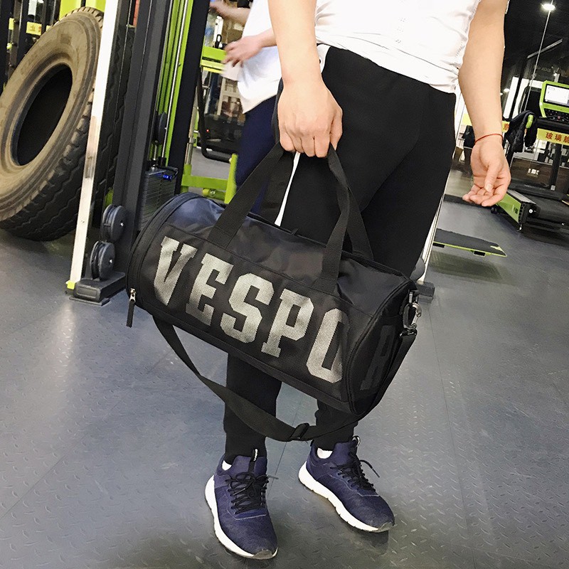 Túi Trống Thể Thao Vespo Cao Cấp,Vải Dù Trống Nước, Nhiều Ngăn Tiện Lợi
