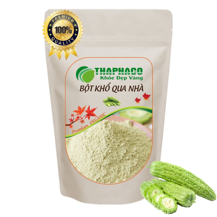 [HCM] Bột Trái khổ Qua Nhà 100g Uống Làm Đẹp Dưỡng Da, Ngừa Mụn THAPHACO