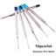 GỖ 10 Cái / lô 0.5 Mm Bút Bi Nạp Lại Chữ Ký Văn Phòng Màu Xanh / Đen Mực