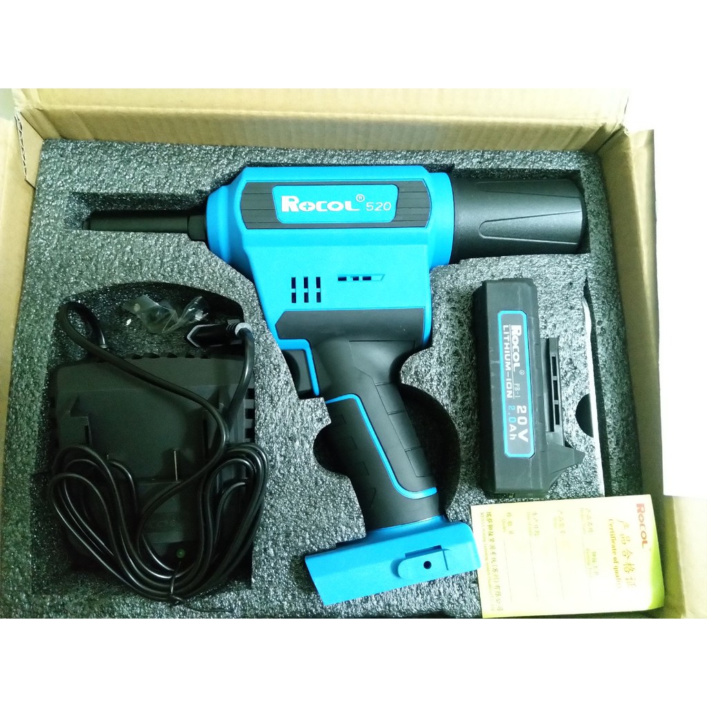 Máy bắn rút đinh rive dùng pin 18v ROCOL 520 siêu khỏe và bền | Shopee ...
