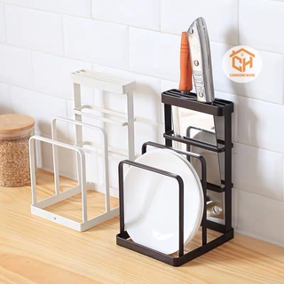 Kệ Giàn Cài Vung Sơn Tĩnh Điện Để Bàn Nhà Bếp Siêu Tiện Lợi Cam Homeware