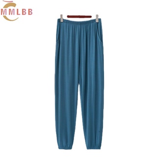 Quần dài nam modal cotton mùa hè 2025, dáng suông thẳng, co giãn, túi hai bên