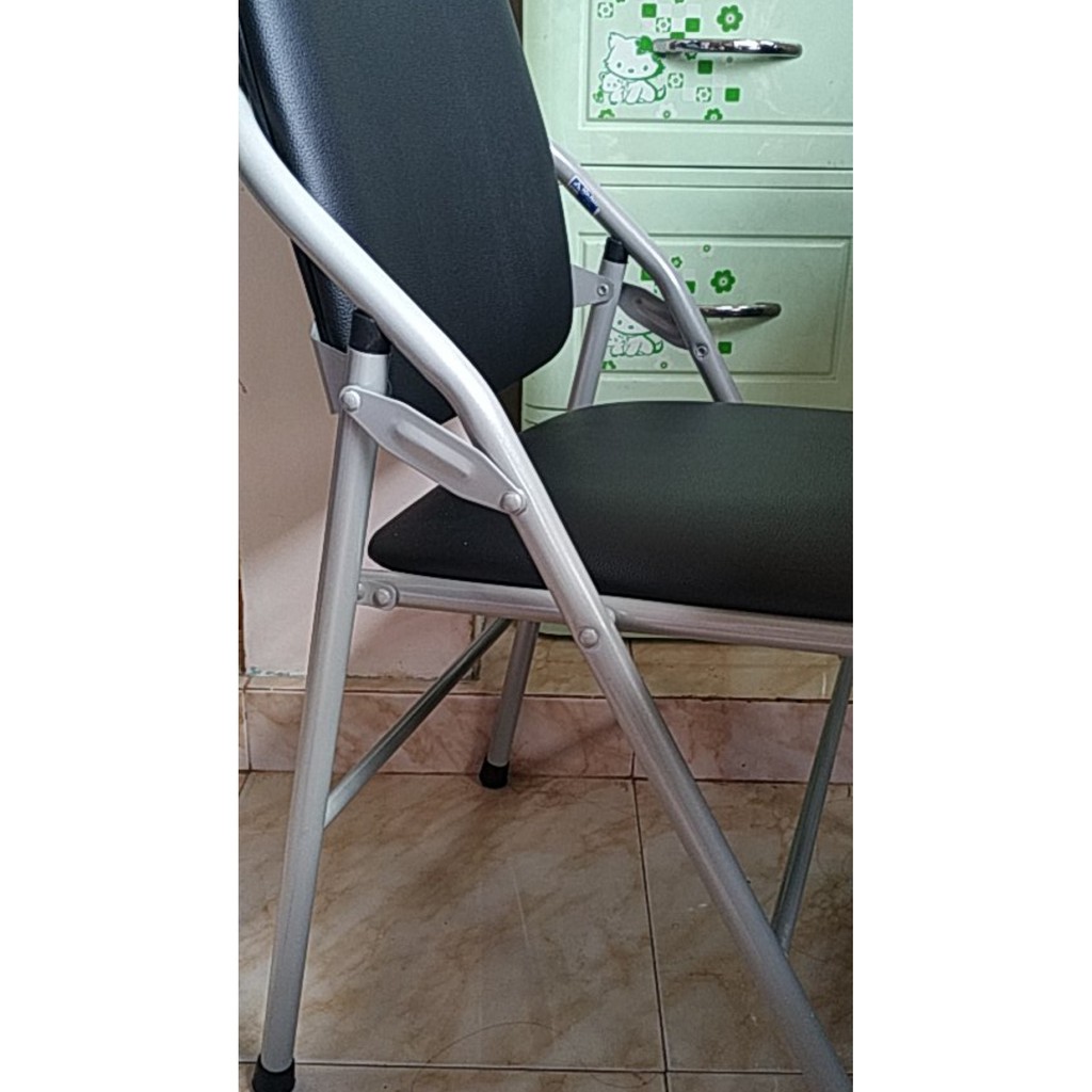Ghế gấp gọn lưng cao HÒA PHÁT(G04S) chính hãng Chân Thép sơn tĩnh điện