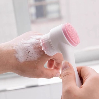 Cọ Rửa Mặt 2 Đầu massage mềm mại phong cách Hàn Quốc 88179
