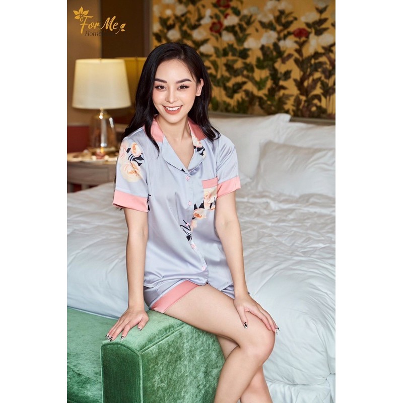 Pizama nữ,đồ mặc nhà chất lụa giấy cao cấp Luxury hãng forme