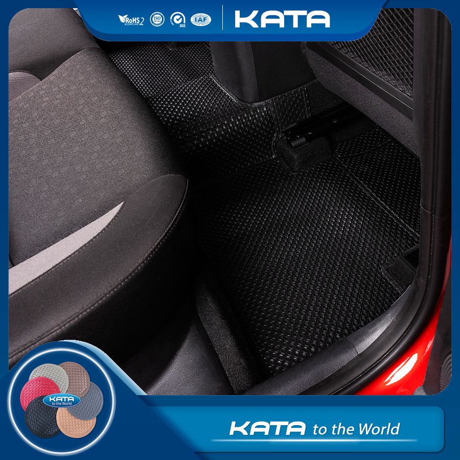 Thảm lót sàn ô tô KATA cho xe Hyundai Kona (2018-2025) - Phiên Bản PRO- Không ẩm mốc, Không thấm nước, Không mùi