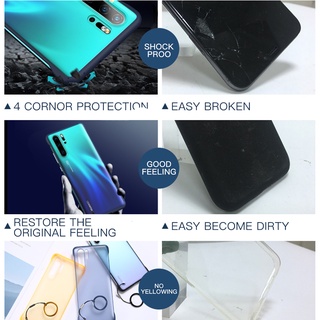 Ốp điện thoại không viền mờ Huawei P20 P30 P40 p50 P60 Mate 10 20 30 40 50 60 Pro Honor 20 Pro Vỏ bảo vệ kim loại trần siêu mỏng T02