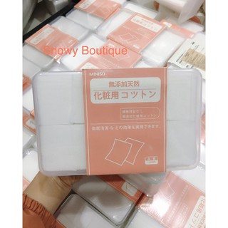 Bông tẩy trang miniso hộp 1000 miếng