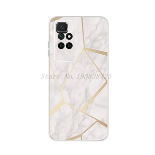Ốp điện thoại TPU silicon mềm họa tiết hoa thời trang cho Xiaomi Redmi 10 10 6.5 Inch Redmi10