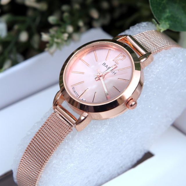 Đồng Hồ Thời Trang Nữ BARSH 5030 Dây Thẹp Lụa Siêu Hot | Shopee Việt Nam