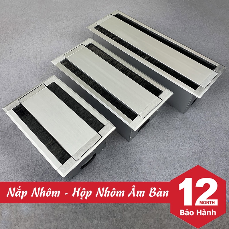 Hộp Điện Nhôm Âm Bàn Họp - Box Ổ Điện Nhôm Âm Bàn Nắp Mở 2 Hướng Cao ...