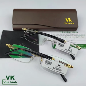 Gọng kính cận khoan không viền VK74