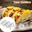 DELMER Taco Giá Đỡ Bằng Thép Không Gỉ Tiện Lợi Hình Sóng Sang Trọng Nhà Bếp Nhà Hàng Giá Pizza