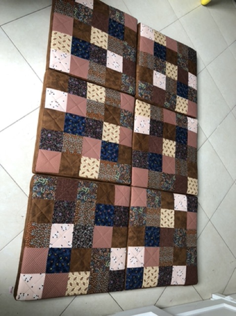 Đệm ghế ghép vải quilt