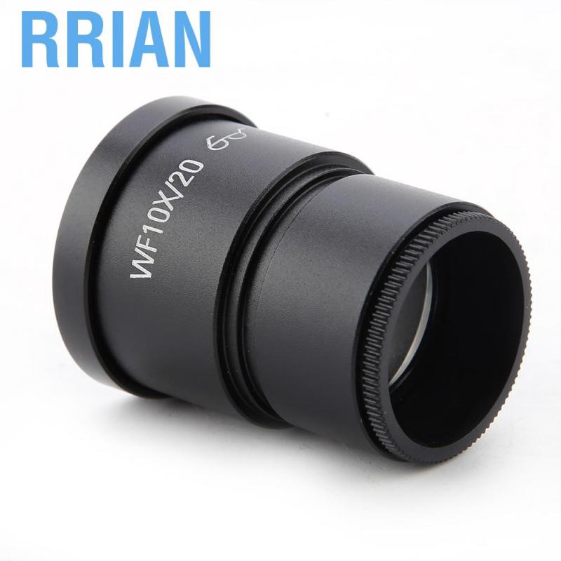 Rrianfo RRIAN 1 cái WF10X/20 Kính Hiển Vi Âm Thanh Nổi Trường Rộng Kích Thước Gắn Thị Kính 30mm