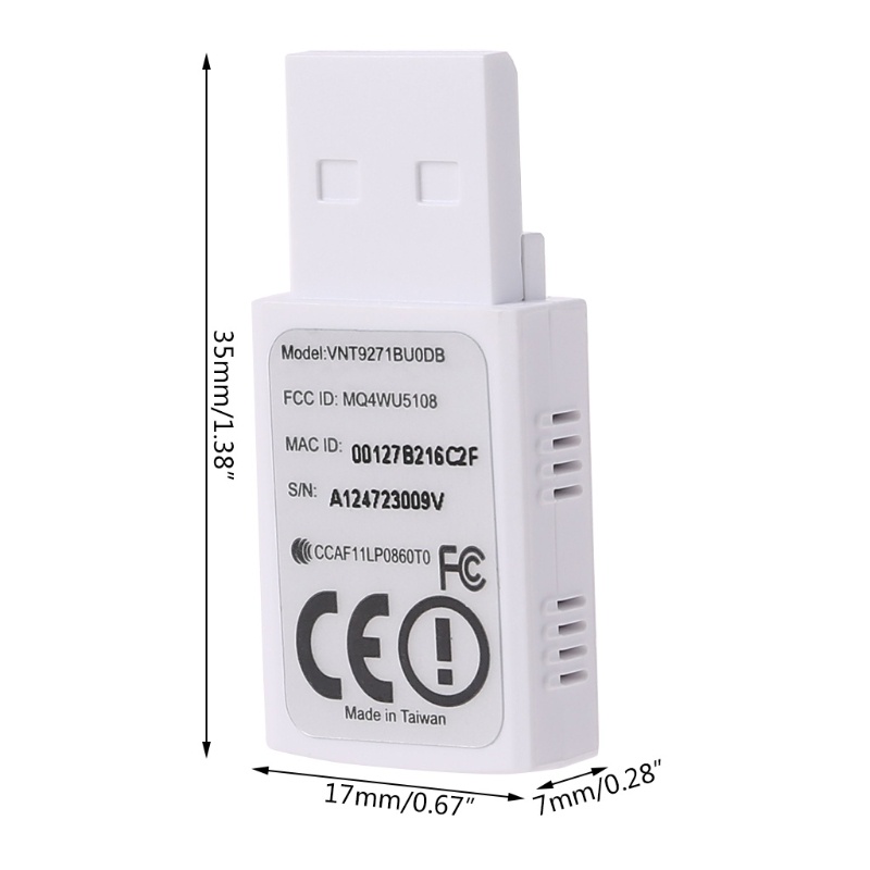 HIk Atheros AR9271 Chipset ROS Thẻ USB Bộ chuyển đổi WiFi cho Windows7 8