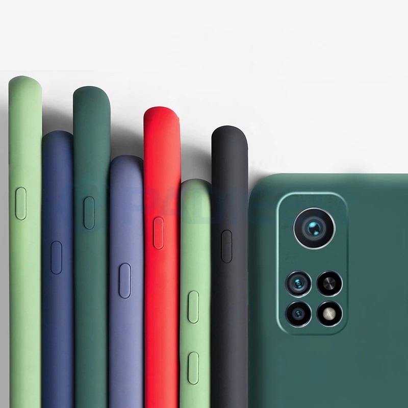 Ốp điện thoại silicon mặt trong phối vải nỉ cho Xiaomi Mi 11T 11 Lite 10T 9T Lite Pro 5G Poco X3 NFC F4 GT F3 4G 5G 2022