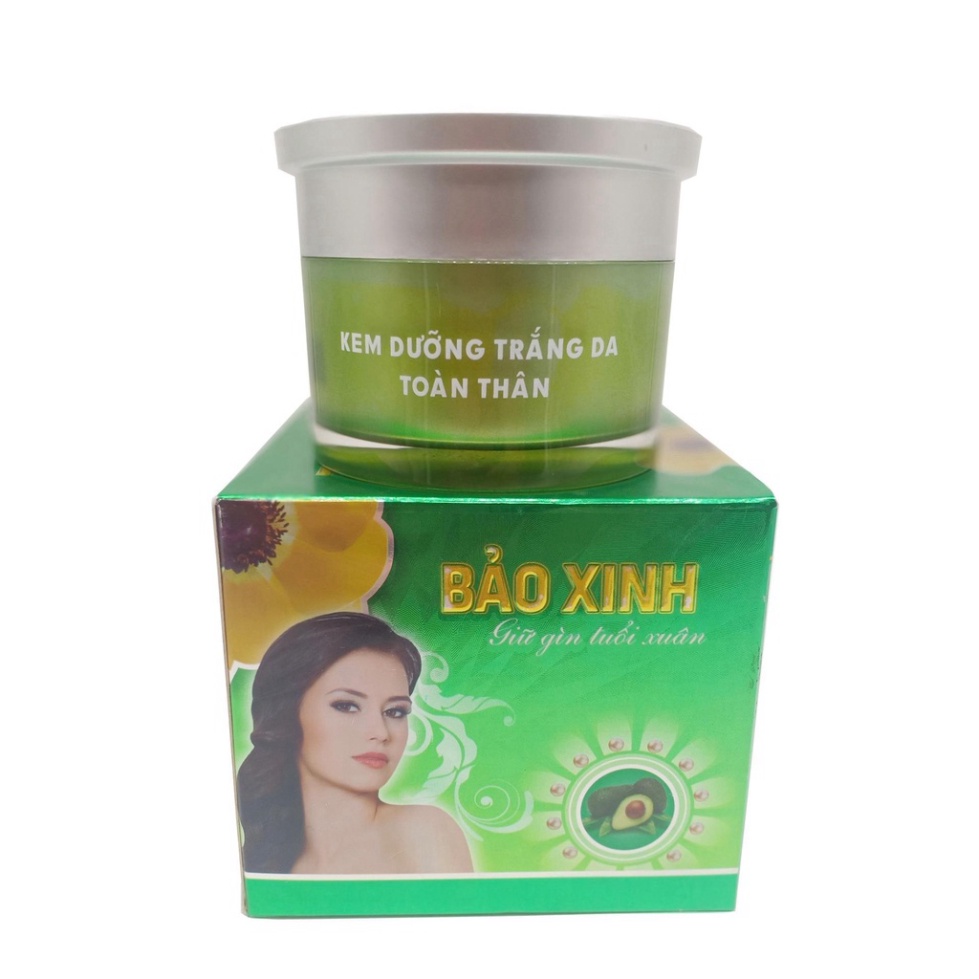 Kem body Trắng da toàn thân Bảo Xinh 110g (xanh lá)