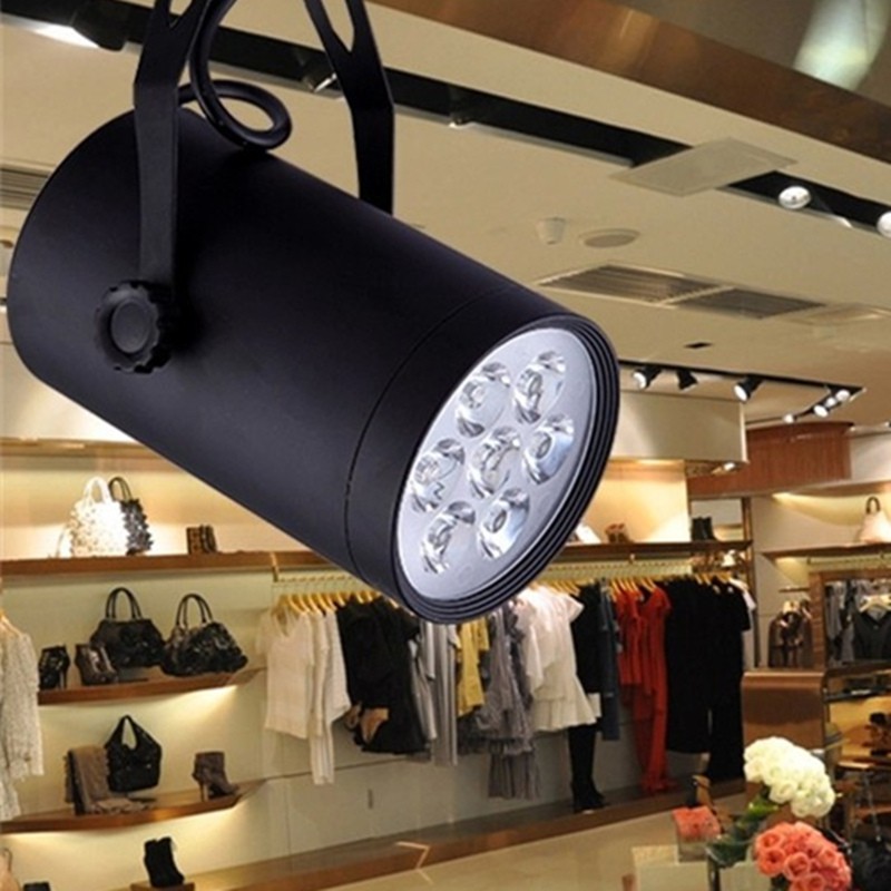 ĐÈN LED RỌI THANH RAY CAO CẤP 7W Vỏ Đen | Shopee Việt Nam