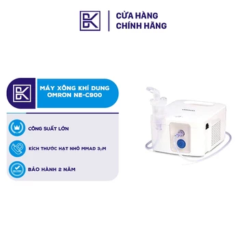 Máy xông mũi họng, khí dung cao cấp OMRON Ne-C900 chính hãng bảo hành 02 năm