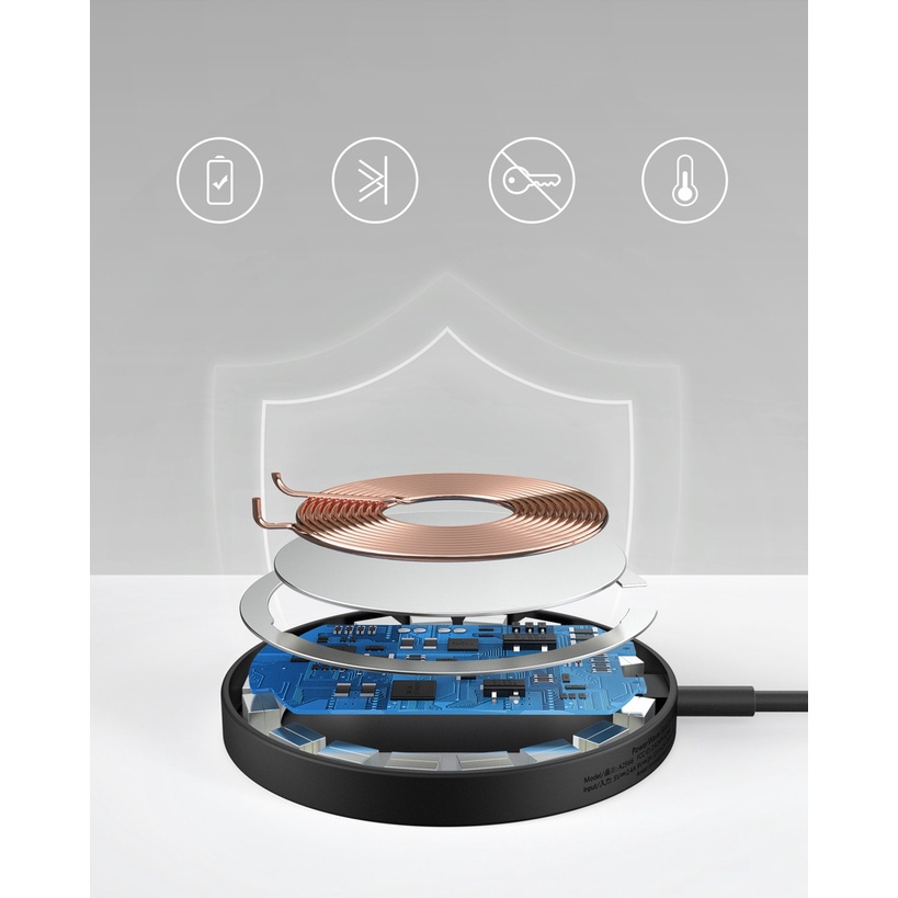 Ảnh Đế sạc không dây từ tính ANKER PowerWave Select+ Magnetic 7.5W - A2566 2
